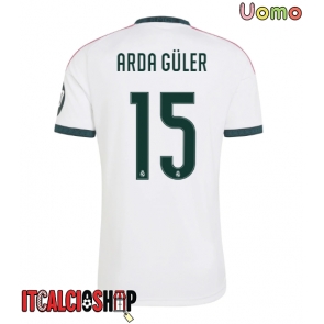 Real Madrid Arda Guler #15 Prima Maglia 2026-27 Manica Corta